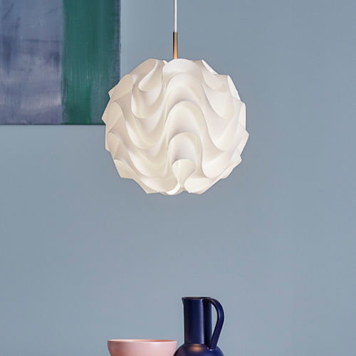 Lampada a sospensione - 172 ANNIVERSARY  - LE KLINT - di carta / design originale / con cavo