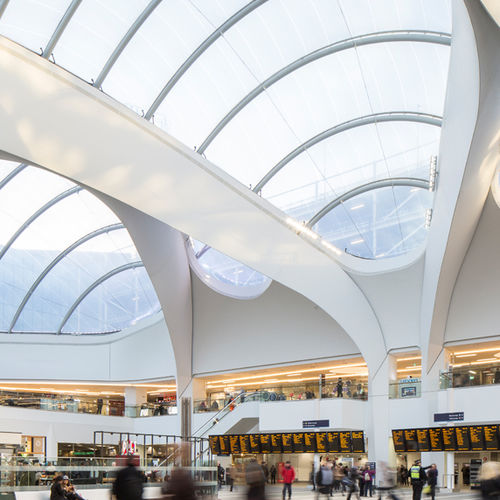 Sistema di copertura di profilati metallici - BIRMINGHAM NEW STREET - Vector Foiltec - ETFE Texlon® / contract