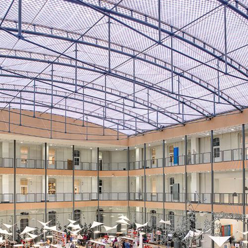 Membrana tessile ETFE Texlon® - PÔLE DES SAVOIRS, FRANCE - Vector Foiltec - da tetto / traslucida / curva