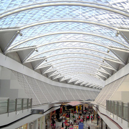 Sistema di copertura curvo - TE AWA MALL IN HAMILTON, NEW ZEALAND - Vector Foiltec - di profilati metallici / ETFE Texlon® / contract