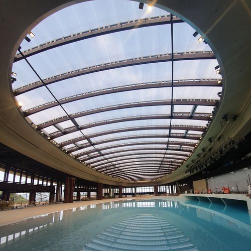 Sistema di copertura ETFE Texlon® - OCEAN PARK WATER WORLD - Vector Foiltec - curvo / leggero / di profilati metallici