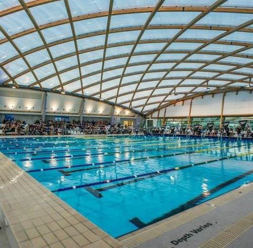 Sistema di copertura curvo - COASTLANDS AQUATIC CENTRE - Vector Foiltec - ETFE Texlon® / contract