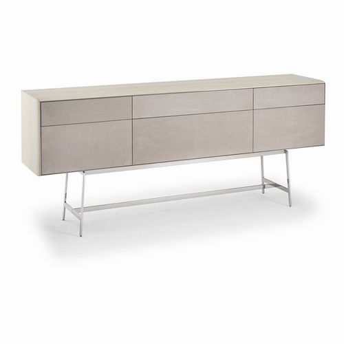 Credenza con piedi alti - S100|S200 - YOMEI - contemporanea / in legno massiccio / in metallo