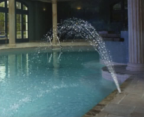 Fontana da piscina - WMF076 - CROWN JET - Crystal Fountains