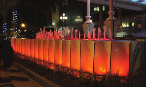 Proiettore a testa mobile IP68 - LED002/004 SERIES - COMPACT WHITE OR RGBW LIGHT - Crystal Fountains - LED / subacqueo / per fontana