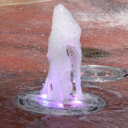 Getto per fontana - LED132 SERIES - RGB ILLUMINATED FOAM JET - Crystal Fountains