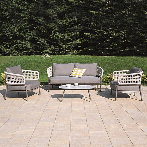 Set lounge da giardino contemporaneo - Bled Lounge - Contral - idrorepellente / in HPL / per uso contract