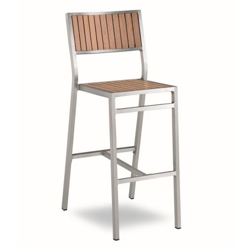 Sedia alta contemporanea - Bavaria Big - Contral - da esterno / in plastica / con supporto in alluminio