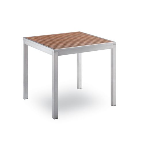 Tavolo da pranzo contemporaneo - Bavaria 80x80 - Contral - in alluminio / con supporto in alluminio / quadrato