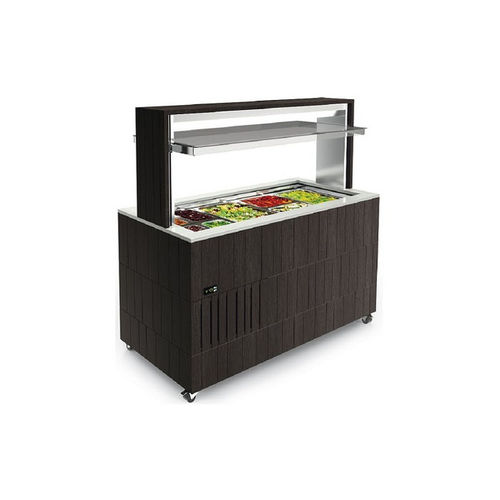Buffet refrigerato centralizzato - ISOLA - Enofrigo - con ruota / per ristorante