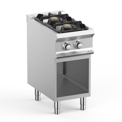 Blocco cottura a gas - FB74AXS - mbm - professionale / 2 fuochi / 1 forno