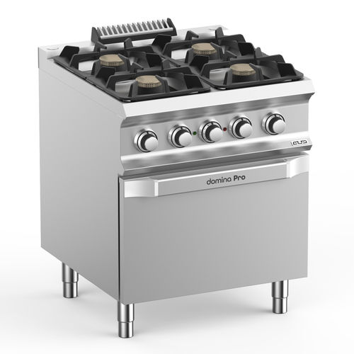 Blocco cottura a gas - FB77FEVXL - mbm - 4 fuochi / 1 forno / in ghisa