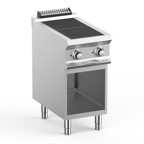 Blocco cottura elettrico - PQR74A - mbm - 2 fuochi / 1 forno / in ghisa