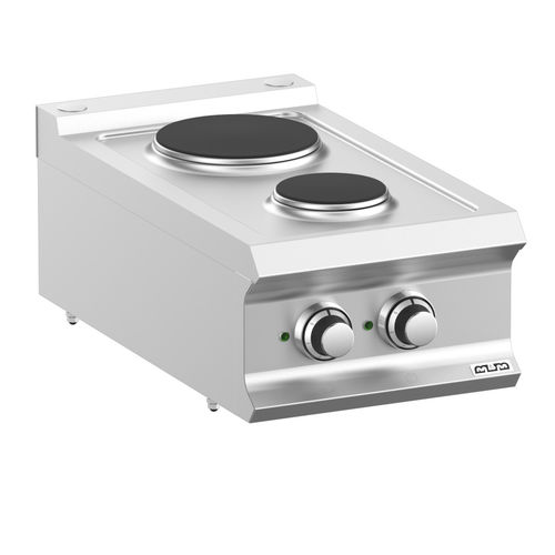 Blocco cottura elettrico - PR74T - mbm - professionale / 2 fuochi / 1 forno