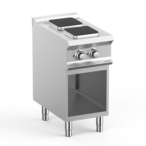 Blocco cottura elettrico - PQ74A - mbm - professionale / 2 fuochi / 1 forno