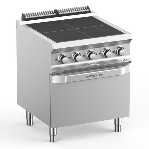 Blocco cottura elettrico - PQR77FE - mbm - professionale / 4 fuochi / 1 forno