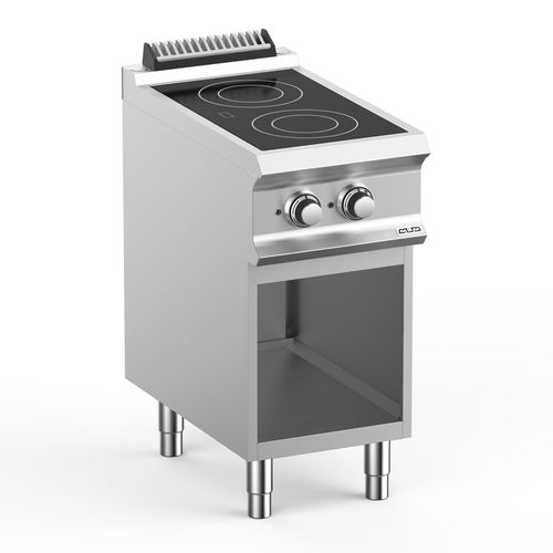 Blocco cottura elettrico - VC74A - mbm - professionale / 2 fuochi / 1 forno