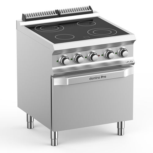 Blocco cottura elettrico - VC77FE - mbm - professionale / 4 fuochi / 1 forno