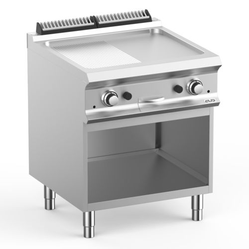 Piastra di cottura elettrica - FTBG77ALR - mbm - a gas / professionale / con grill per panini