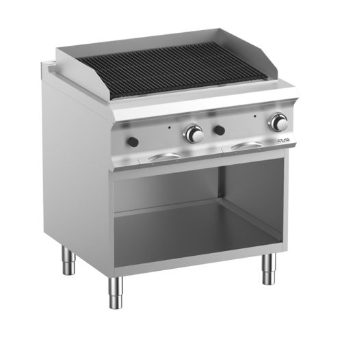 Grill a carbonella - PLG78A - mbm - a pavimento / professionale / in acciaio inossidabile