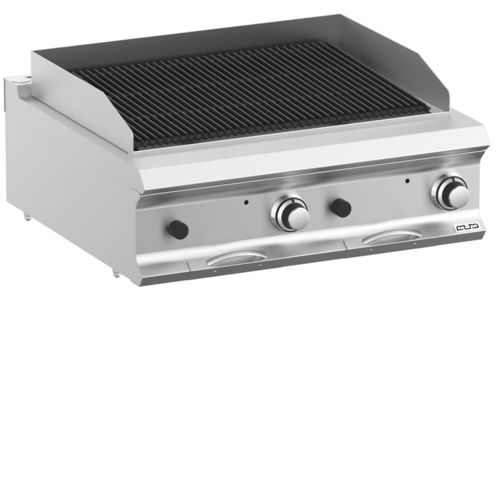 Grill a carbonella - PLG78T - mbm - da bancone / professionale / in acciaio inossidabile