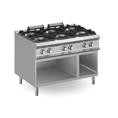 Blocco cottura a gas - FB912AXXL - mbm - elettrico / professionale / 6 fuochi