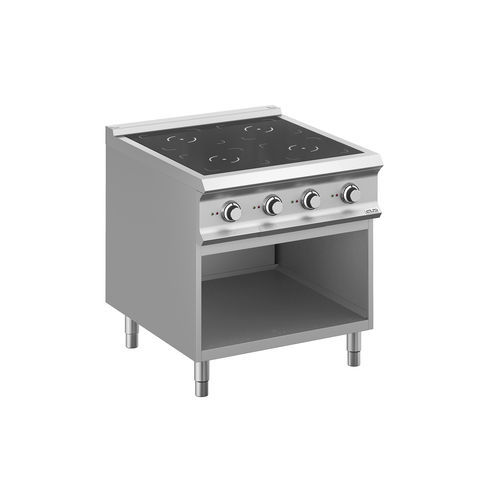 Blocco cottura a induzione - IN98A - mbm - professionale / 4 fuochi / 1 forno