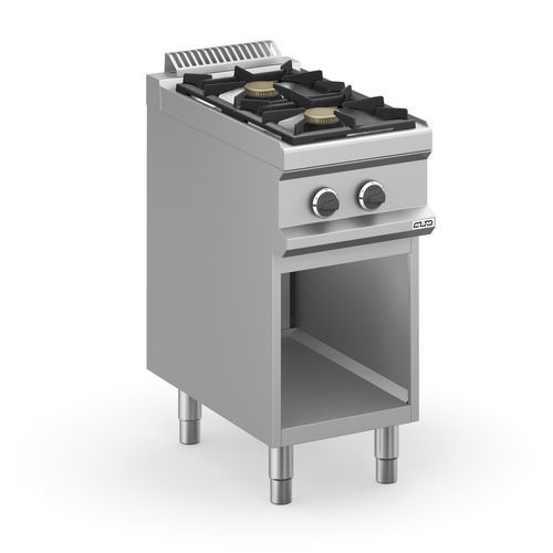 Blocco cottura a gas - MFB74AXS - mbm - elettrico / professionale / 2 fuochi