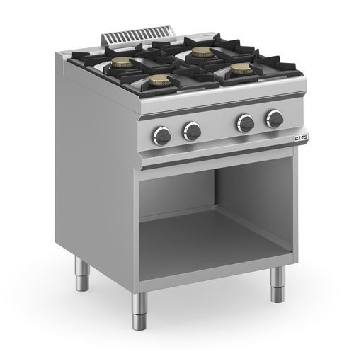 Blocco cottura a gas - MFB77AXL - mbm - elettrico / professionale / 4 fuochi