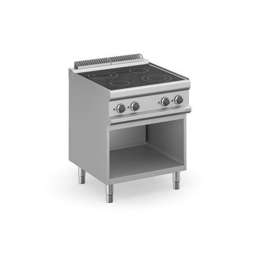 Blocco cottura elettrico - MVC77A - mbm - professionale / 4 fuochi / 1 forno