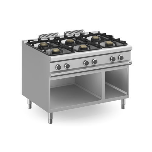 Blocco cottura a gas - MFB912AXXL - mbm - elettrico / professionale / 6 fuochi