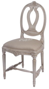 Sedia in stile gustaviano - LOUIS XVI - DELAROUX  - in legno / per uso residenziale / senza braccioli
