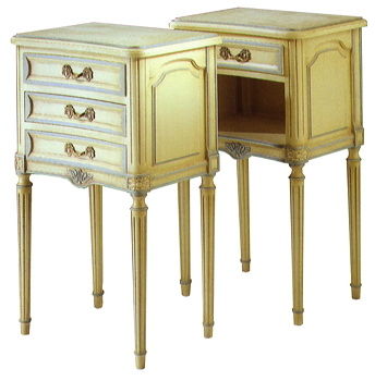 Comodino in stile Luigi XVI - DELAROUX  - in legno / rettangolare / per uso residenziale