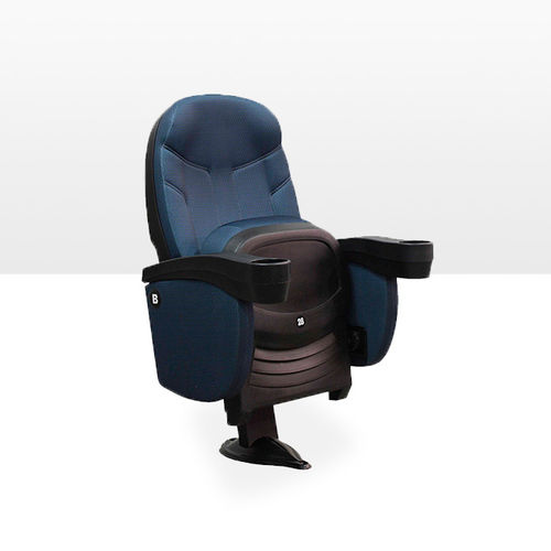 Poltrona per cinema in polipropilene - BACO CINEPLEX - ASCÉNDER - contract / blu / colore personalizzabile