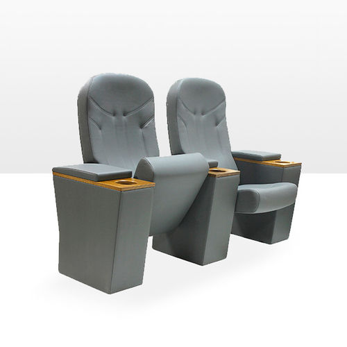 Poltrona per cinema in tessuto - OLYMPO VIP - ASCÉNDER - contract / grigia / imbottita