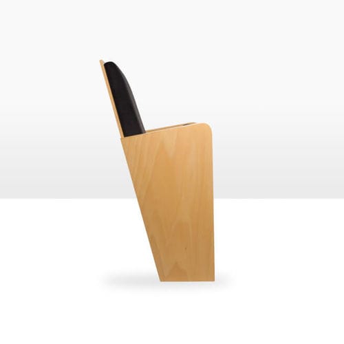 Poltrona per auditorium contemporanea - ELOISSE - ASCÉNDER - in tessuto / in legno / pieghevole