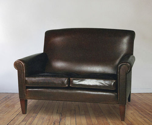 Divano classico - Edward - Kingsgate Furniture ltd - in pelle / con braccioli / con cuscino rimovibile