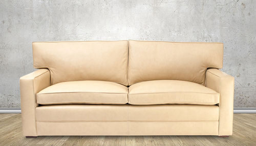 Divano contemporaneo - St Tropez  - Kingsgate Furniture ltd - in pelle / con braccioli / con cuscino rimovibile