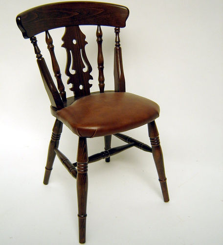 Sedia classica - Fiddle  - Kingsgate Furniture ltd - da interno / in pelle / con supporto in legno