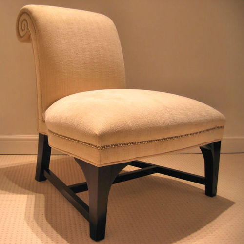 Chauffeuse classica - Milan  - Kingsgate Furniture ltd - in tessuto / in pelle / in legno
