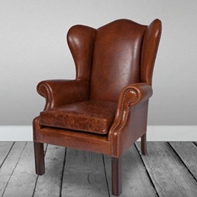Poltrona classica - Churchill - Kingsgate Furniture ltd - in tessuto / in pelle / in legno massiccio
