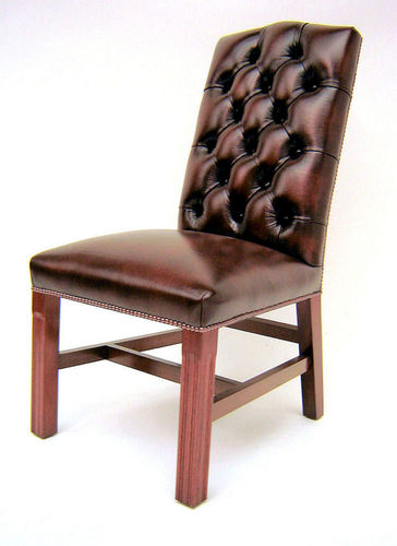 Sedia da pranzo classica - Gainsborough  - Kingsgate Furniture ltd - da interno / in pelle / con supporto in legno massiccio