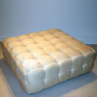 Ottomana chesterfield - 803-3  - Kingsgate Furniture ltd - in pelle / quadrata / fatta a mano
