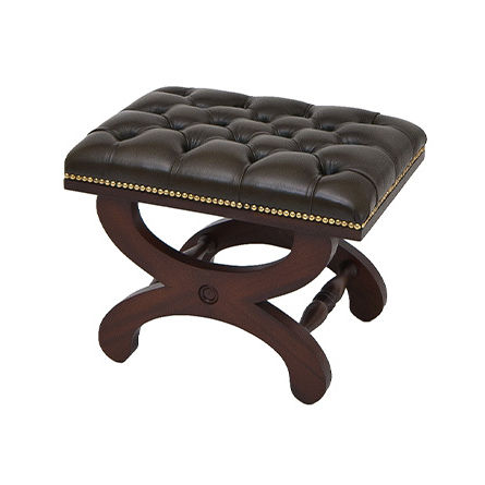 Sgabello classico - Hamlet  - Kingsgate Furniture ltd - in pelle / con supporto in legno massiccio / imbottito