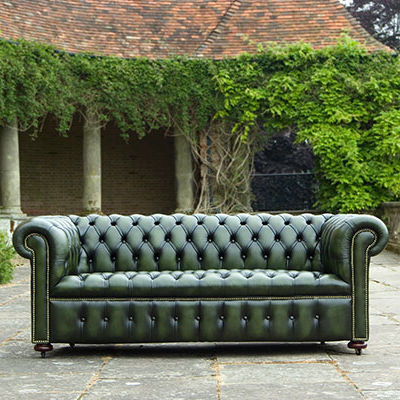 Divano chesterfield - Classic - Kingsgate Furniture ltd - in pelle / con braccioli / fatto a mano