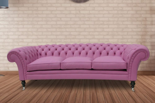 Divano chesterfield - Royal Chelsea - Kingsgate Furniture ltd - in tessuto / con braccioli / personalizzabile