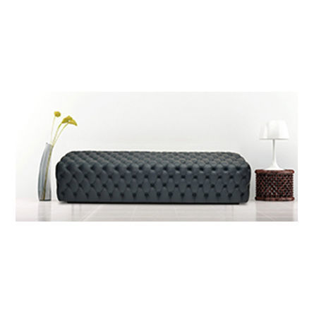 Divanetto imbottito chesterfield - Kingsgate Furniture ltd - in pelle / in legno massiccio / su misura