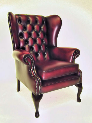 Poltrona chesterfield - Windsor - Kingsgate Furniture ltd - in tessuto / in pelle / in legno massiccio