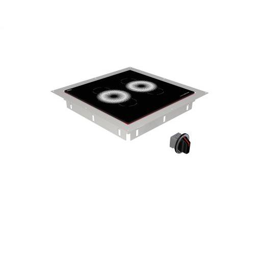 Piano cottura a induzione - MS-I-10EM - MENU SYSTEM AG - professionale / 2 fuochi / da incasso