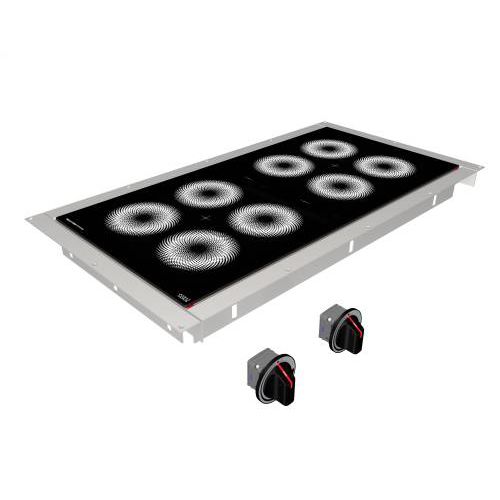 Piano cottura a induzione - MS-I-20EG - MENU SYSTEM AG - professionale / 8 fuochi / da incasso